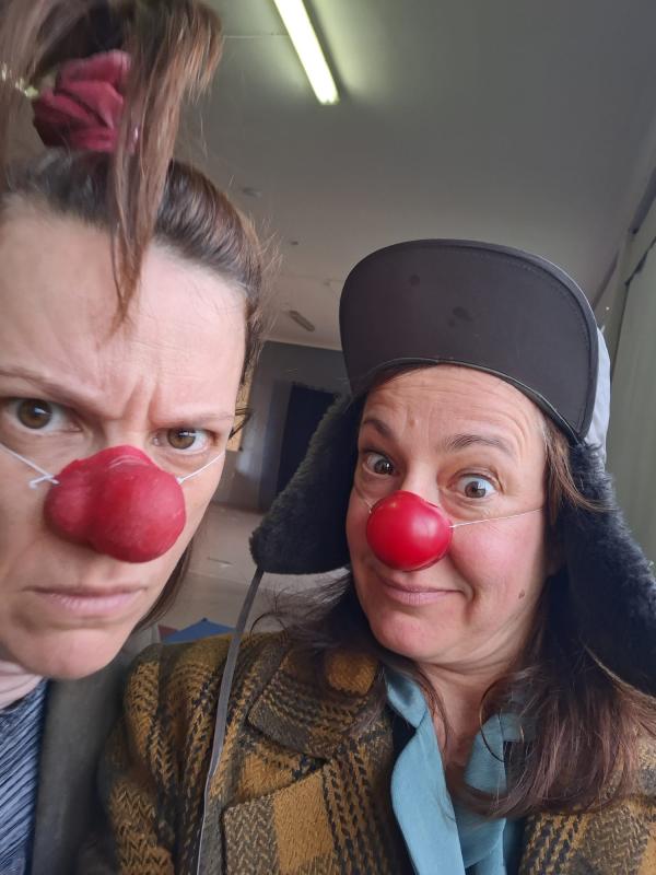 © Veerle Baetens, selfie Veerle Baetens en Janie Follet